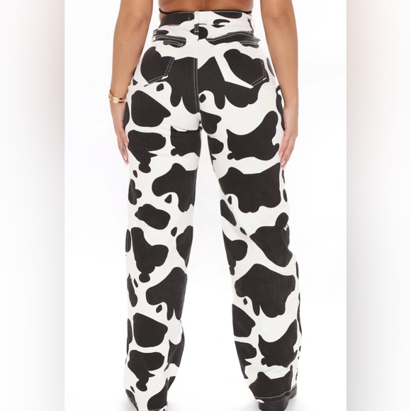 Fashion Nova Jeans Cow Print Jeans Poshmark